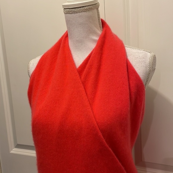 Cache Luxe 100% Cashmere Halter Tunic Sweater - Picture 2 of 8